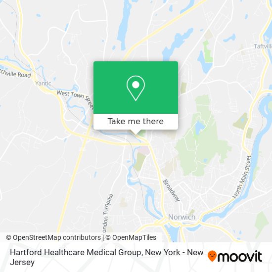 Hartford Healthcare Medical Group map