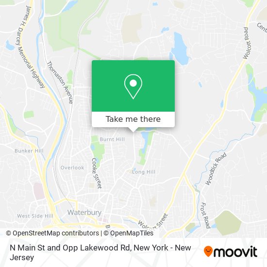 N Main St and Opp Lakewood Rd map