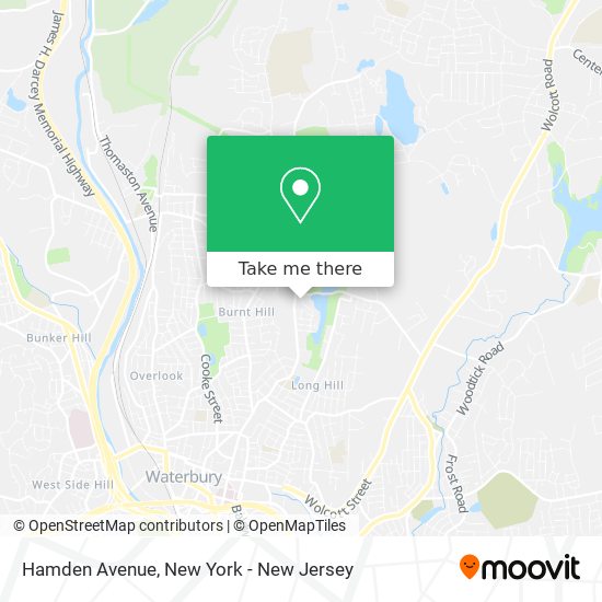 Hamden Avenue map