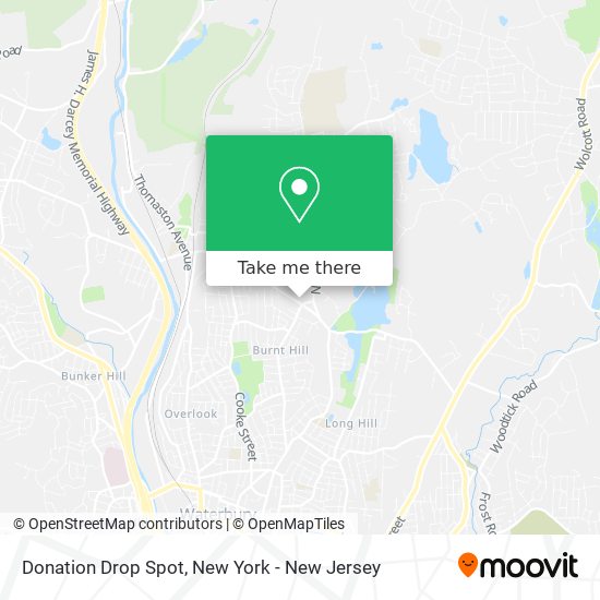 Donation Drop Spot map