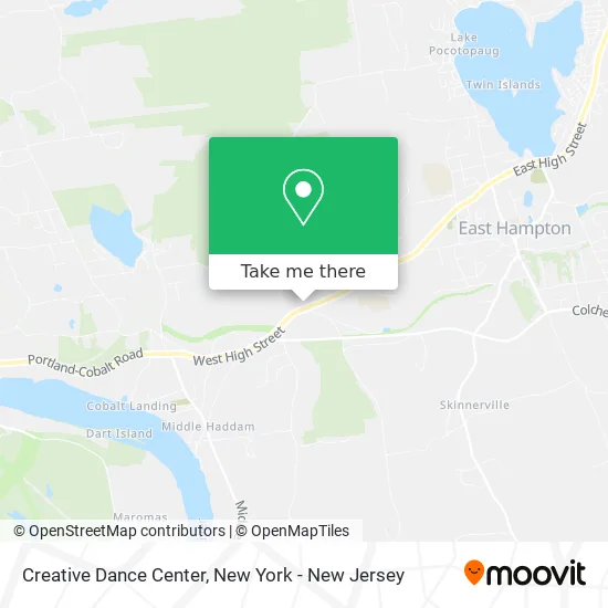 Creative Dance Center map