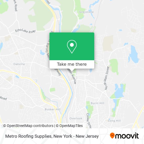 Mapa de Metro Roofing Supplies