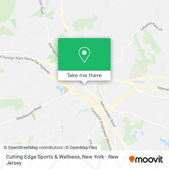 Cutting Edge Sports & Wellness map