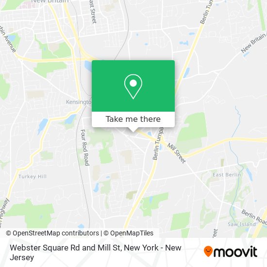 Mapa de Webster Square Rd and Mill St