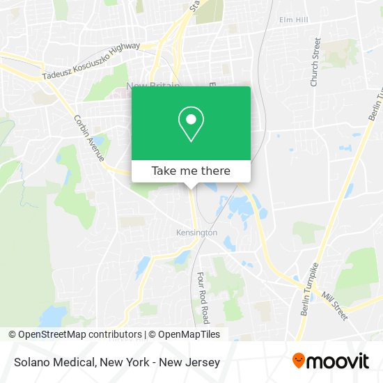 Solano Medical map