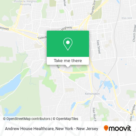 Andrew House Healthcare map