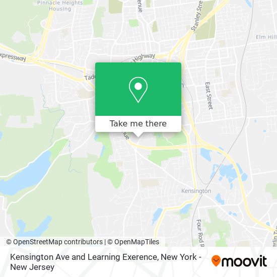 Mapa de Kensington Ave and Learning Exerence