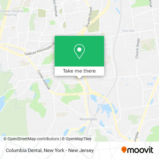 Columbia Dental map