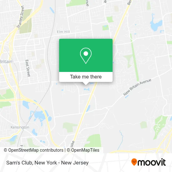 Sam's Club map