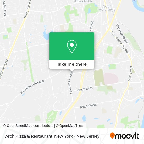 Mapa de Arch Pizza & Restaurant