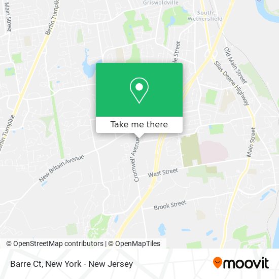 Barre Ct map