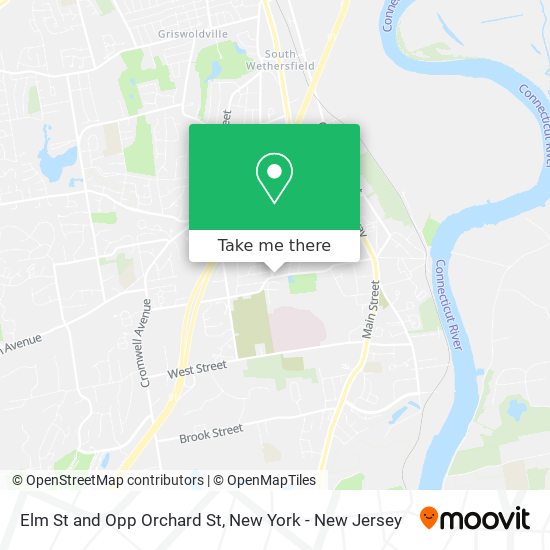 Mapa de Elm St and Opp Orchard St