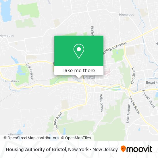 Mapa de Housing Authority of Bristol