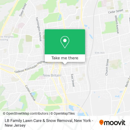 LB Family Lawn Care & Snow Removal map