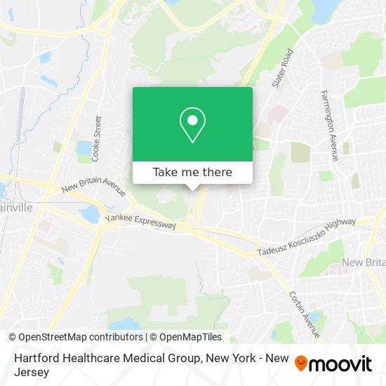 Mapa de Hartford Healthcare Medical Group