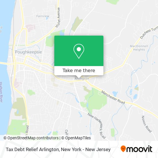 Mapa de Tax Debt Relief Arlington