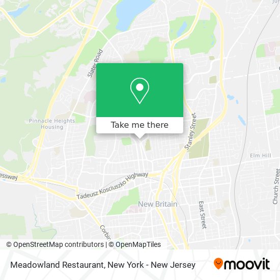 Mapa de Meadowland Restaurant