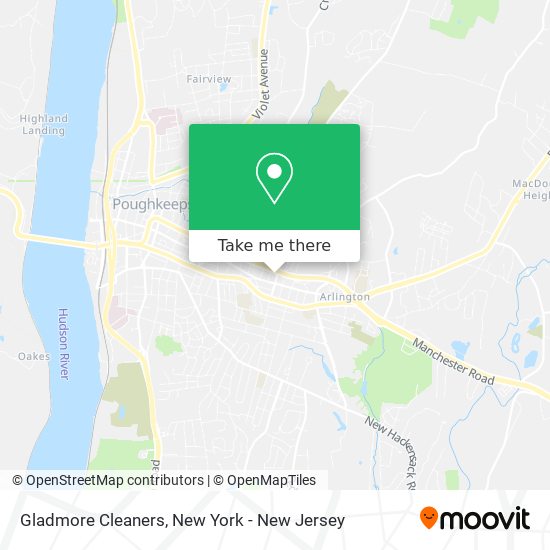 Gladmore Cleaners map