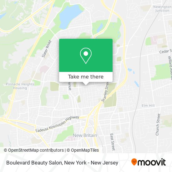 Boulevard Beauty Salon map