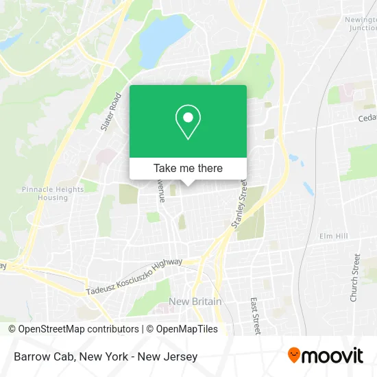 Barrow Cab map