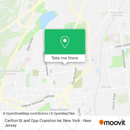 Mapa de Carlton St and Opp Cranston ter