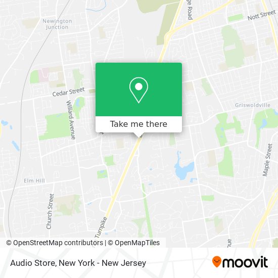 Audio Store map