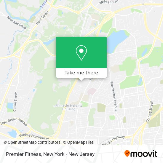 Premier Fitness map