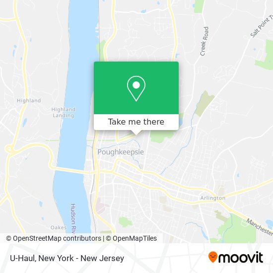 U-Haul map