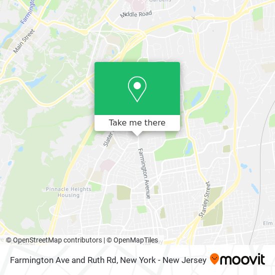 Mapa de Farmington Ave and Ruth Rd