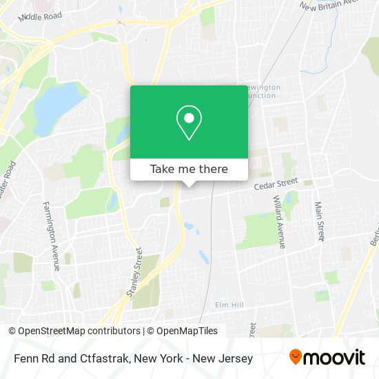 Mapa de Fenn Rd and Ctfastrak