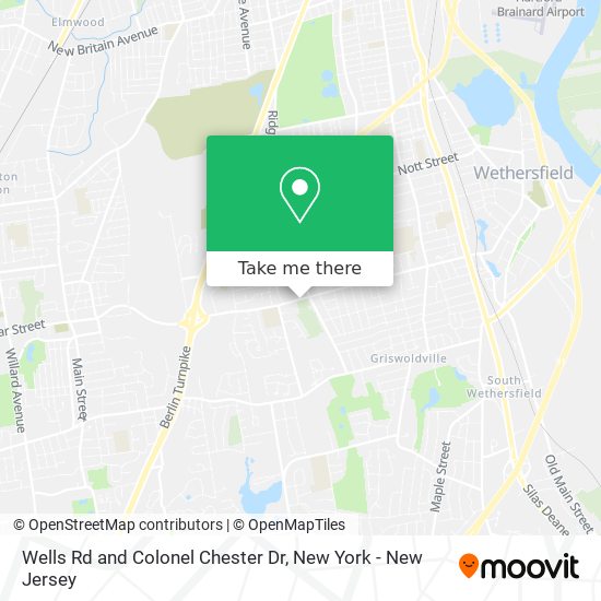 Wells Rd and Colonel Chester Dr map