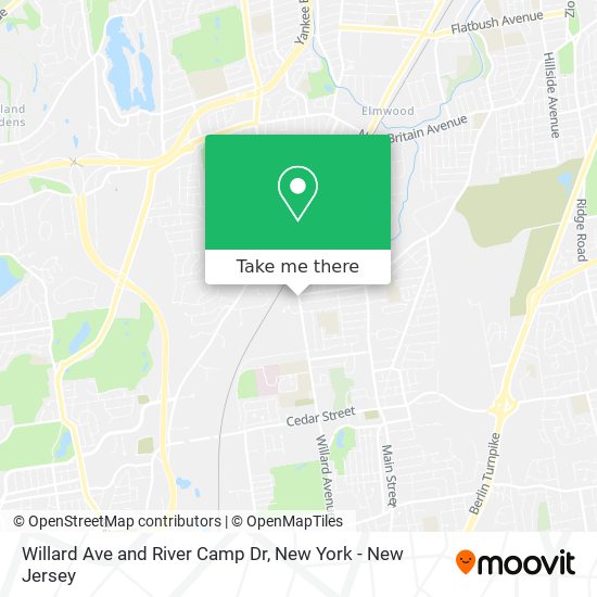 Willard Ave and River Camp Dr map