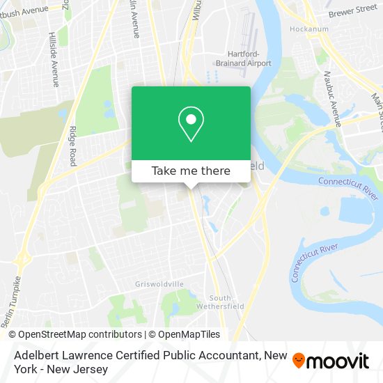 Adelbert Lawrence Certified Public Accountant map