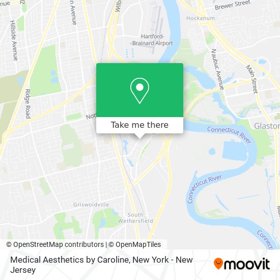 Medical Aesthetics by Caroline map