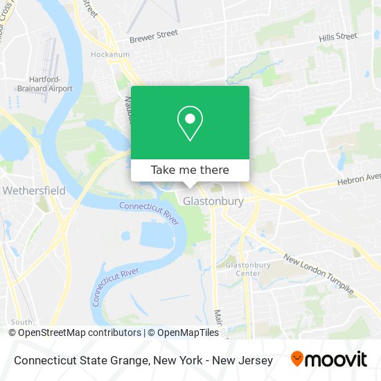 Mapa de Connecticut State Grange