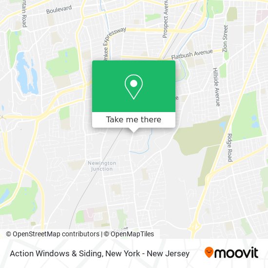 Action Windows & Siding map