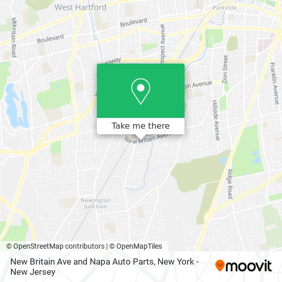 Mapa de New Britain Ave and Napa Auto Parts