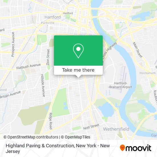 Highland Paving & Construction map