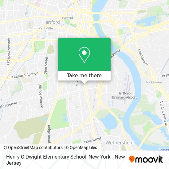 Henry C Dwight Elementary School map