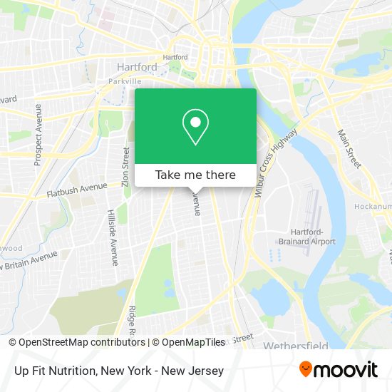 Up Fit Nutrition map