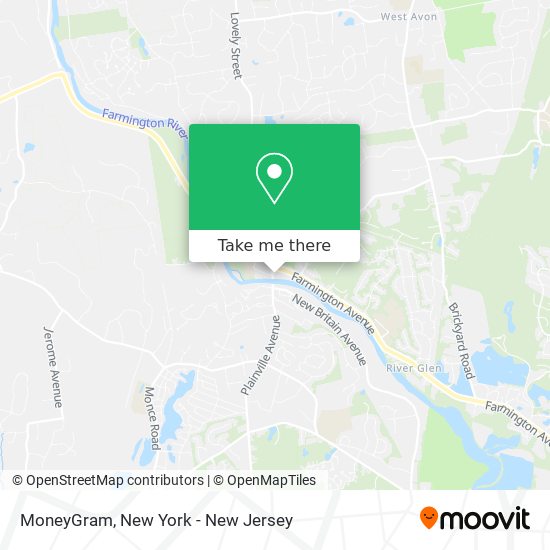 MoneyGram map