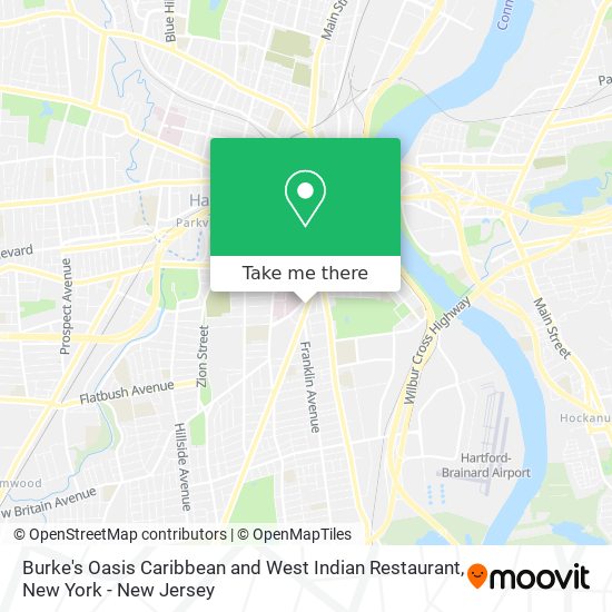 Burke's Oasis Caribbean and West Indian Restaurant map