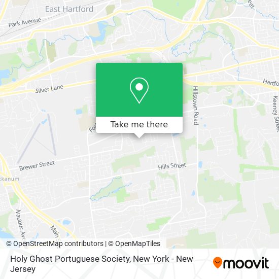 Holy Ghost Portuguese Society map