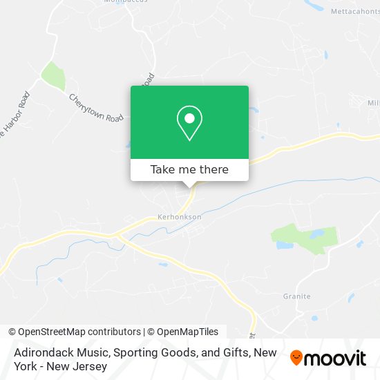 Adirondack Music, Sporting Goods, and Gifts map