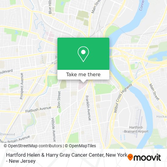 Hartford Helen & Harry Gray Cancer Center map