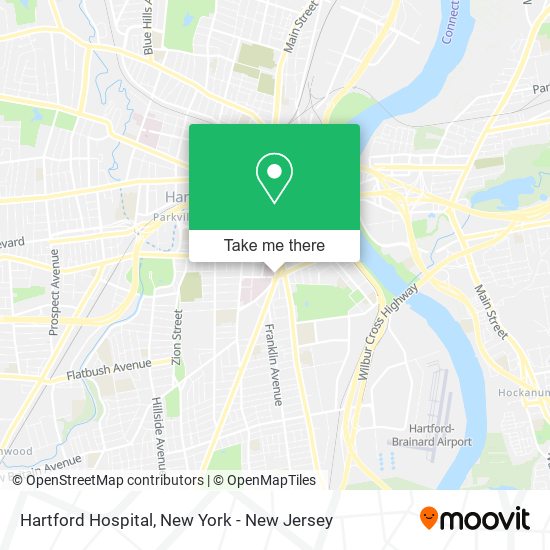 Mapa de Hartford Hospital