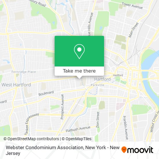 Webster Condominium Association map