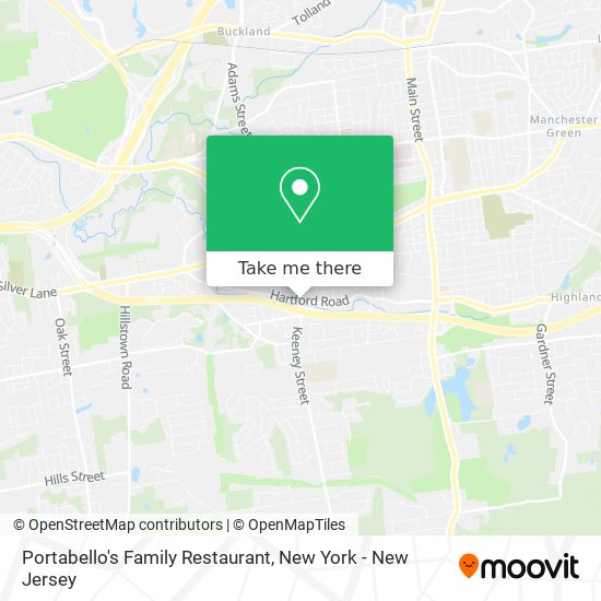 Mapa de Portabello's Family Restaurant