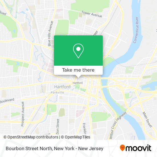 Mapa de Bourbon Street North