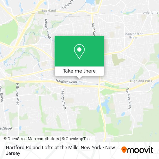 Hartford Rd and Lofts at the Mills map